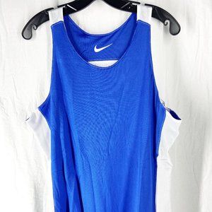 Nike Womens Dri-Fit Blue Reversible Racerback Tank Top Size XL
